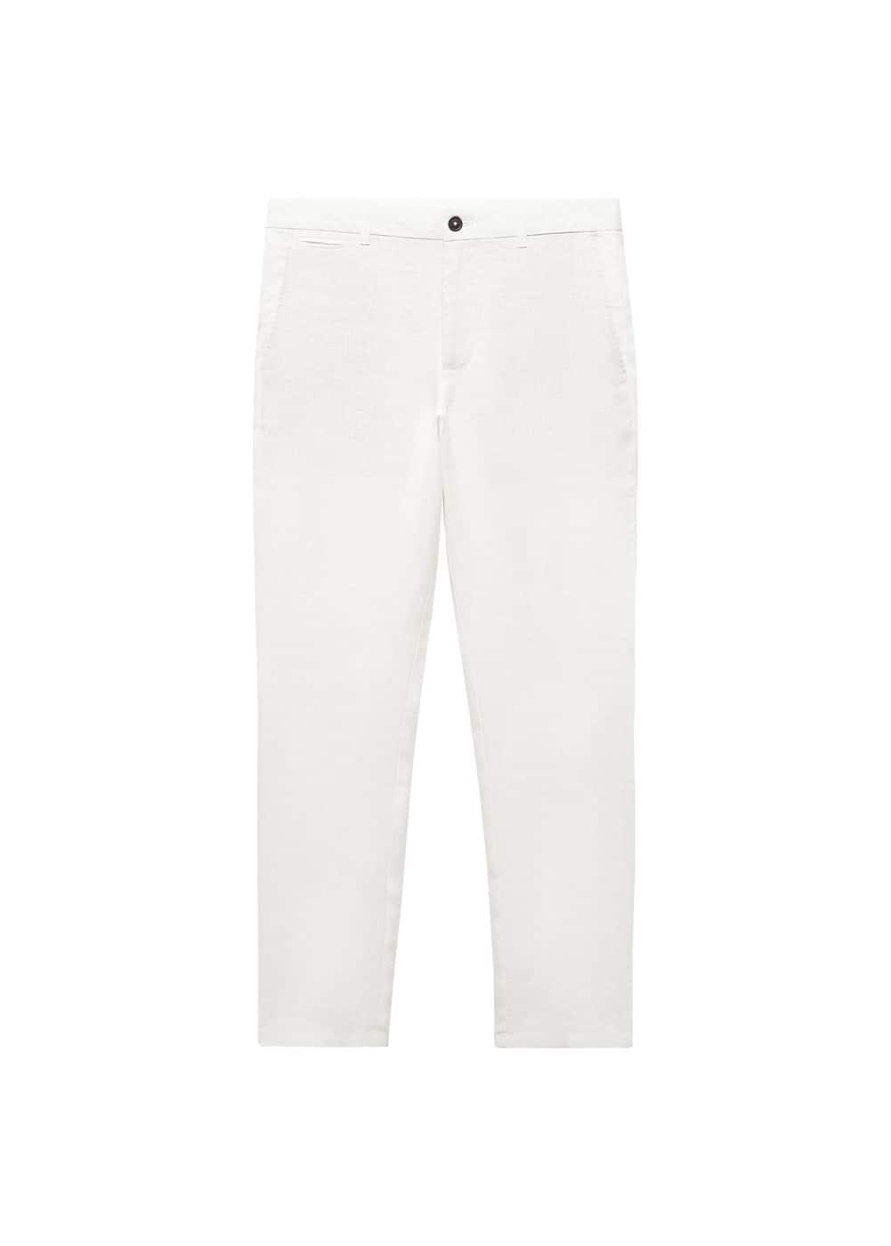 Mango Mens Cotton Trousers Product Image