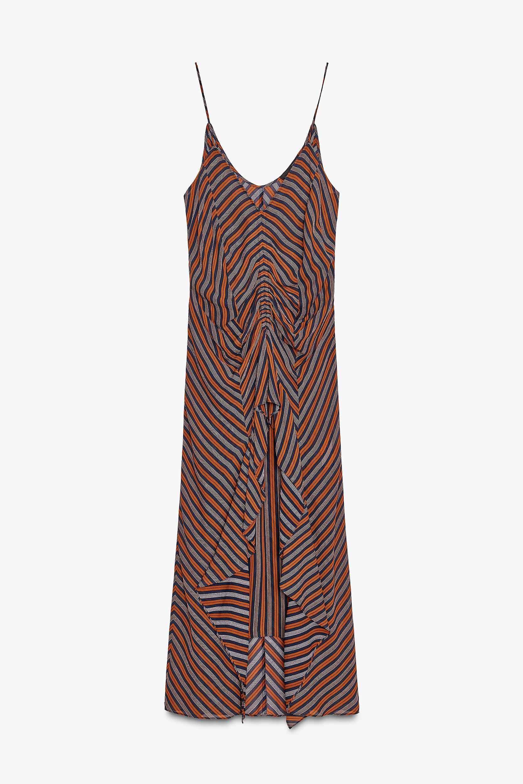 ZW COLLECTION STRIPED SLIP DRESS Product Image