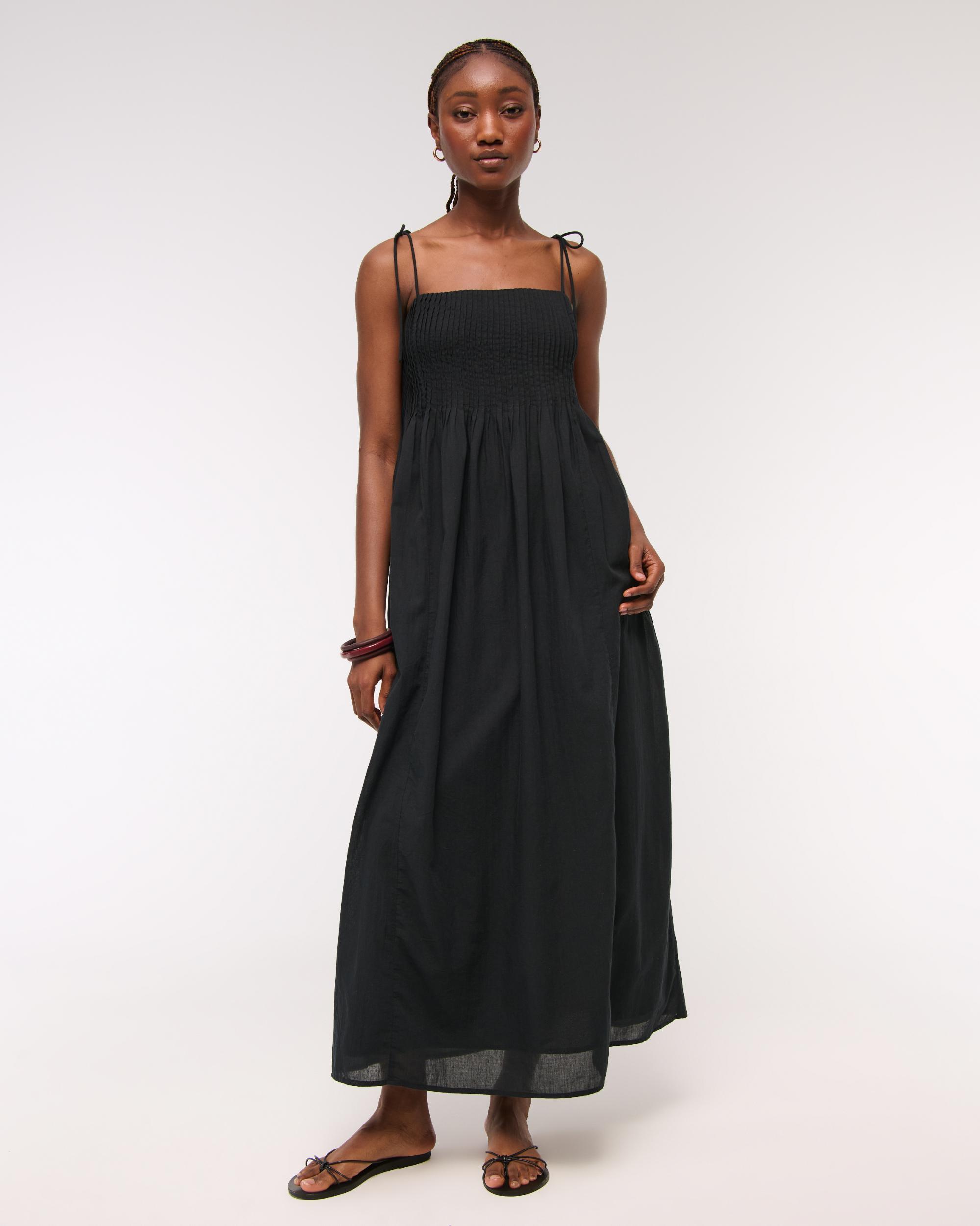 Pintuck Flowy Maxi Dress Product Image