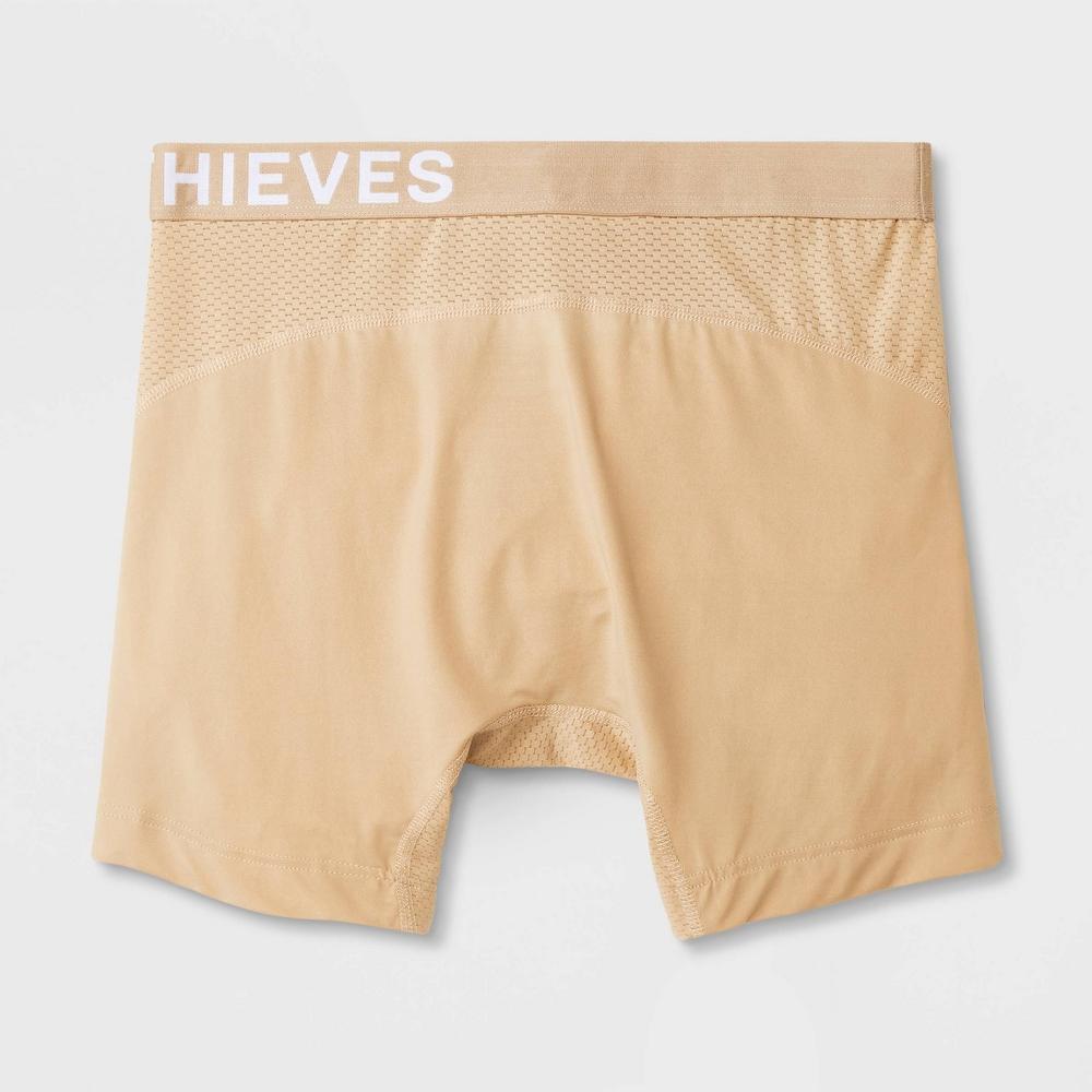 Pair of Thieves Mens SuperCool Boxer Briefs 2pk - Neutral S: Polyester-Spandex Blend, Mesh Construction, Machine Washable Product Image