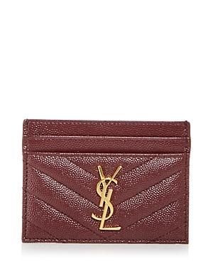 Saint Laurent Cassandre Matelasse Card Case Product Image
