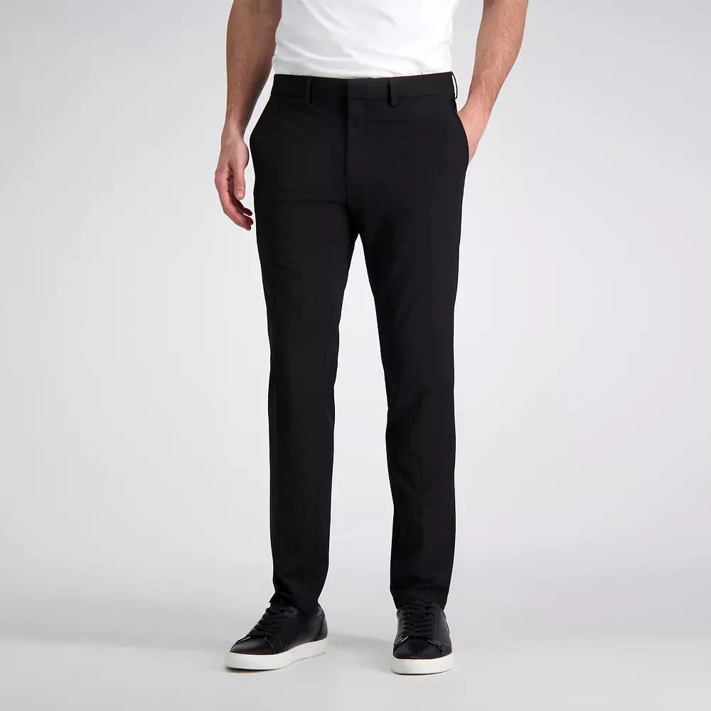 Mens J.M. Haggar Ultra-Slim Fit 4-Way Stretch Plain Weave Flat-Front Suit Pants Product Image
