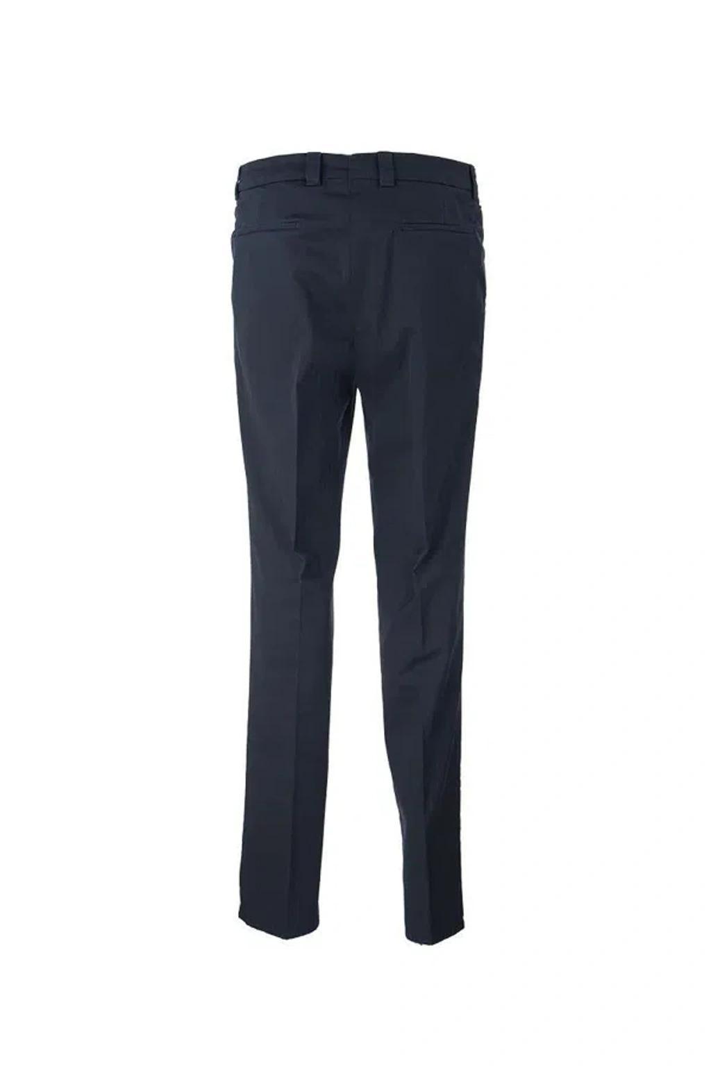 BRUNELLO CUCINELLI Pleated Tailored Trousers In Blue Product Image