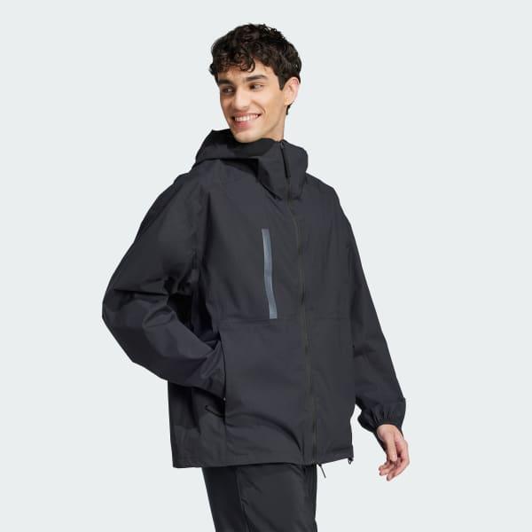 adidas MYSHELTER 2.5-Layer RAIN.RDY Light Jacket Black XL Mens Product Image
