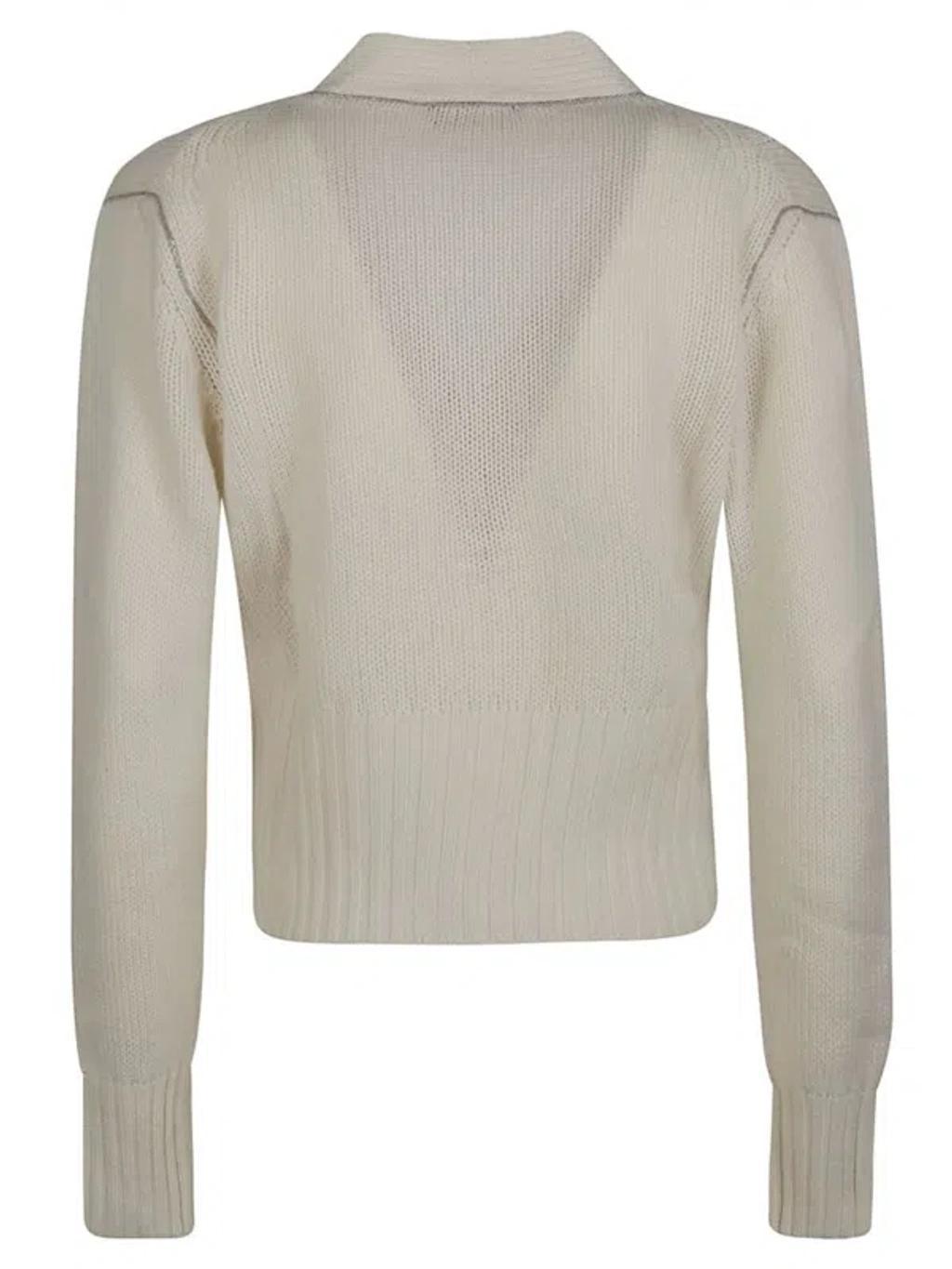 FABIANA FILIPPI Cardigan In White Product Image