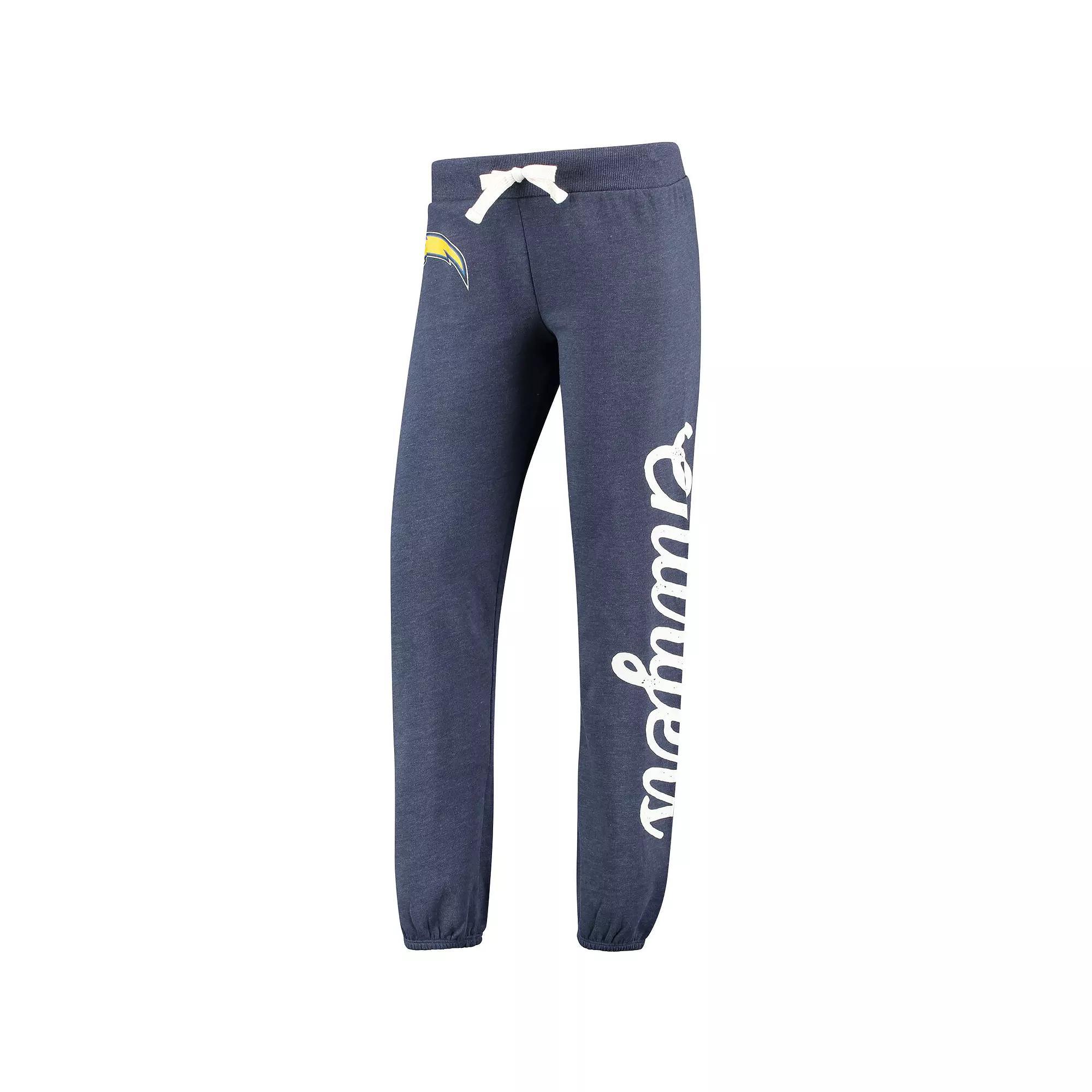 Women's G-III 4Her by Carl Banks Navy Los Angeles Chargers Scrimmage Pants, Size: Large, Blue Product Image