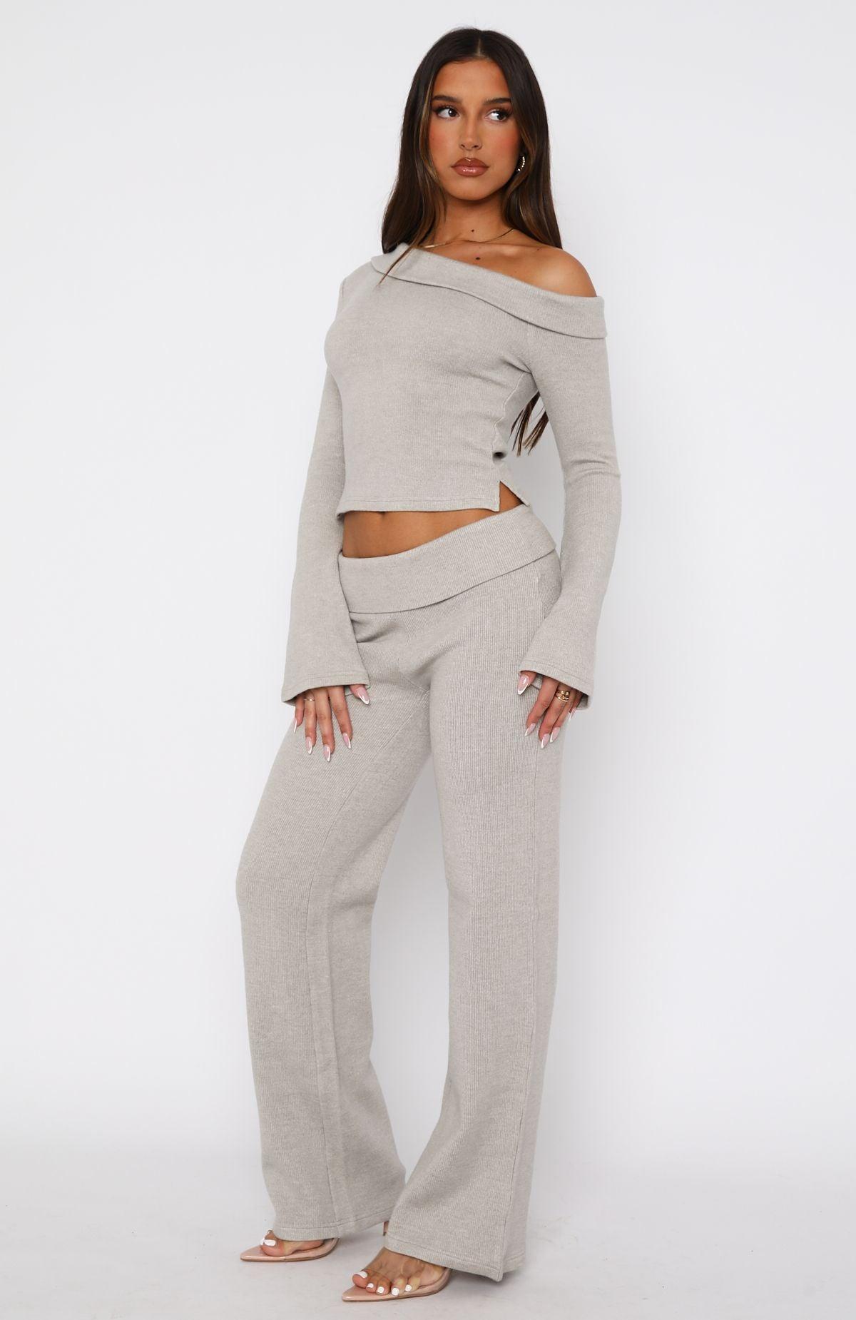 So Little Time Pants Grey Marle Product Image