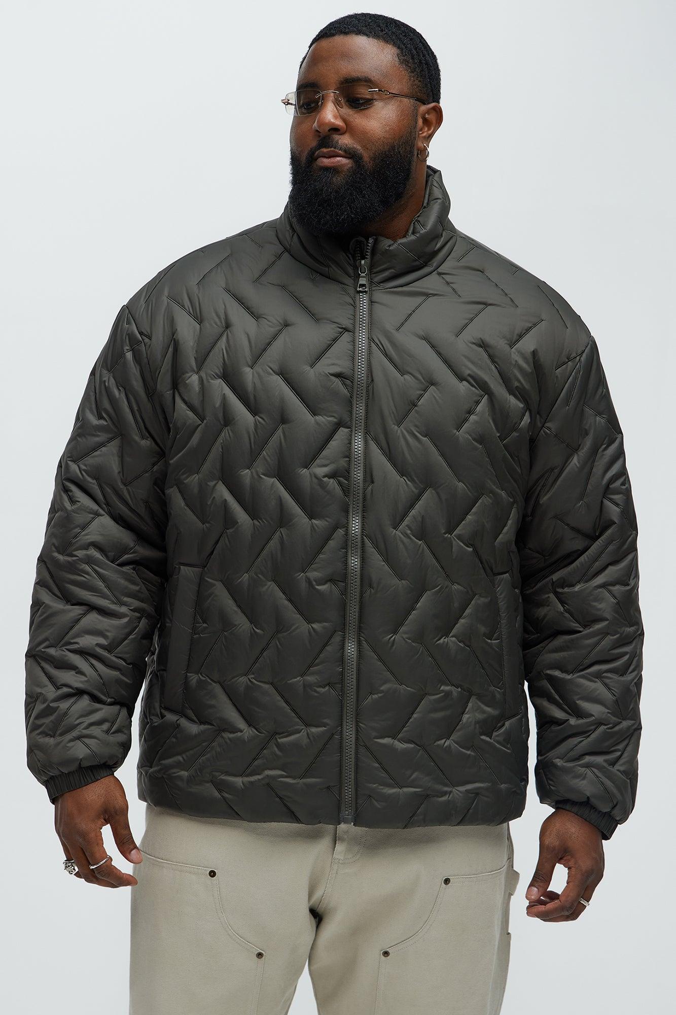 Off Road Quilted Jacket - Charcoal Product Image