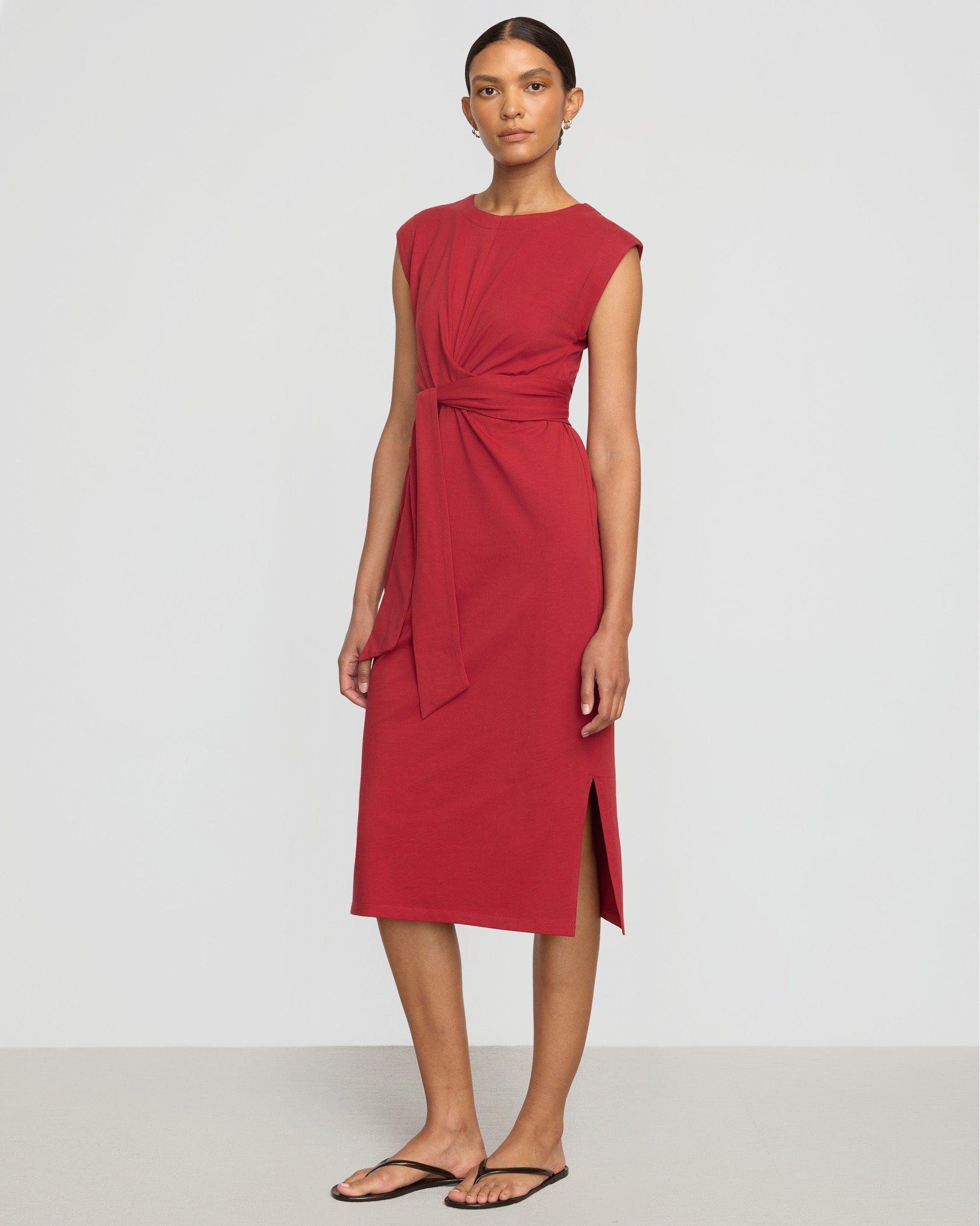 Fei Tie-Front Organic Cotton Dress Product Image