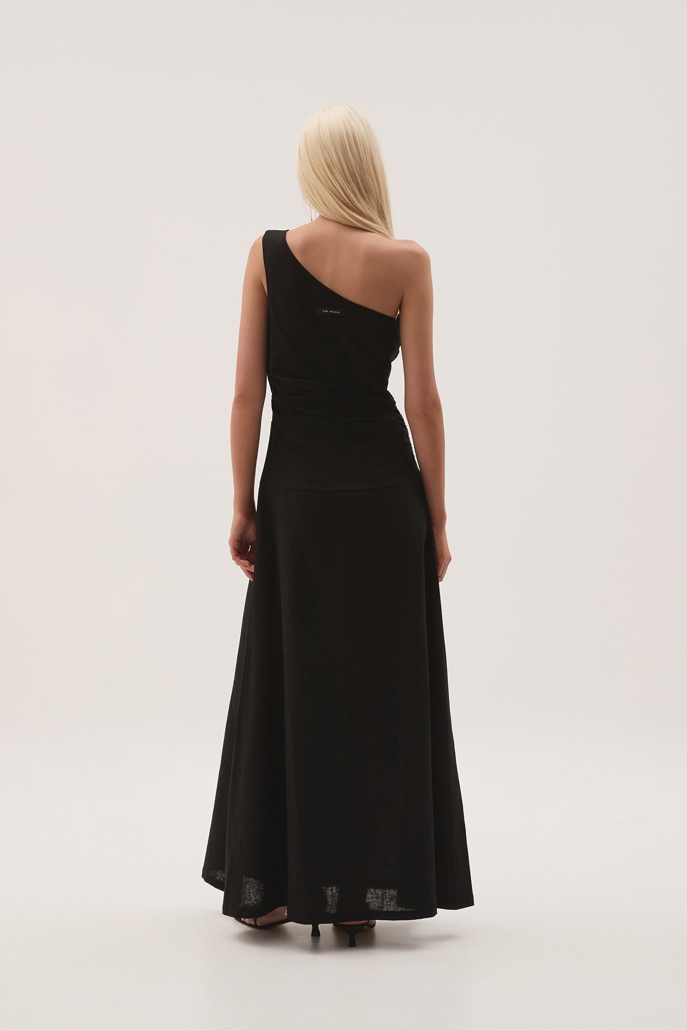 Daze One Shoulder Maxi Dress Product Image