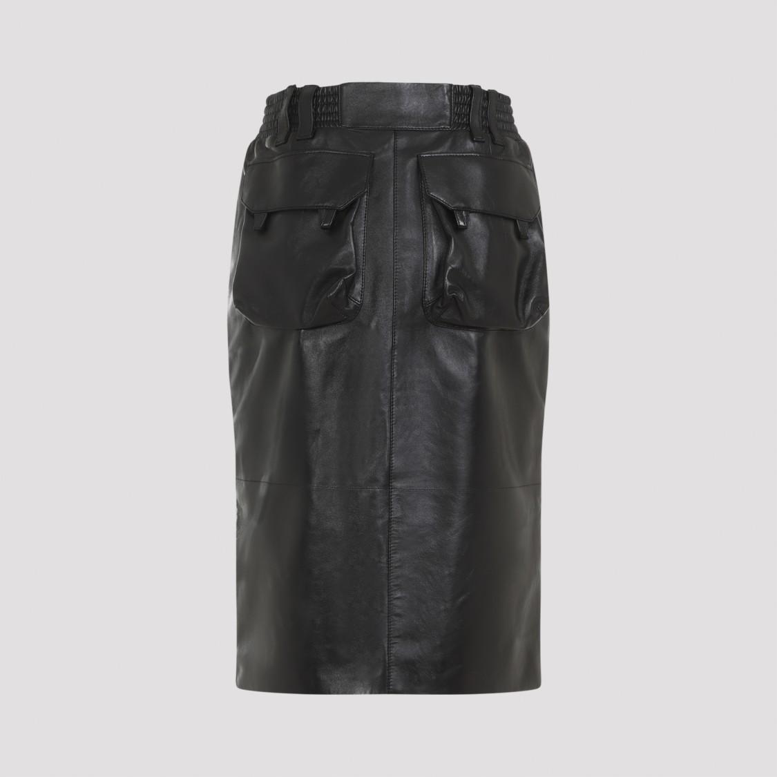 SAINT LAURENT Midi Skirt 36 In Grey Product Image