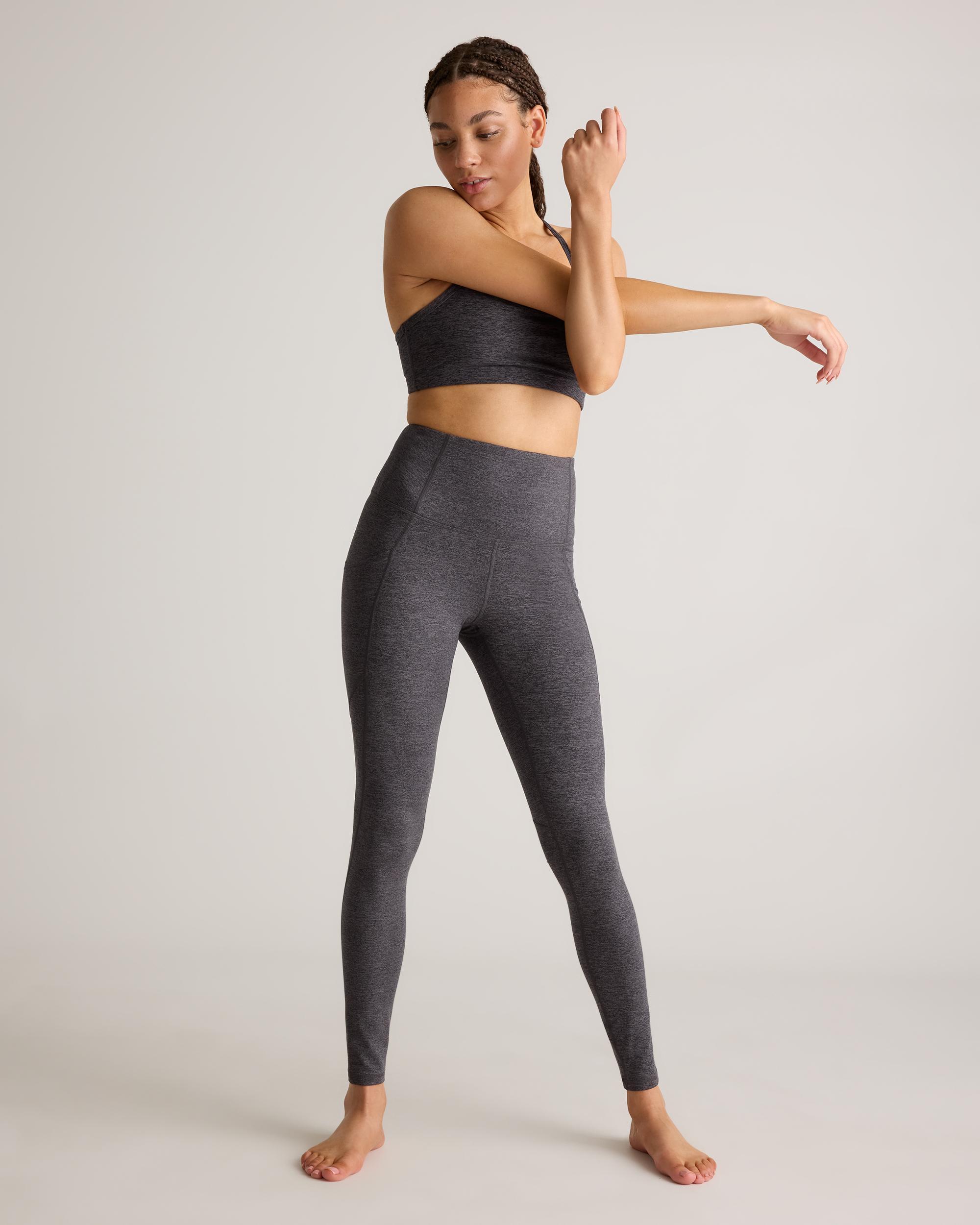 Quince | Women's Ultra-Soft High-Rise Pocket Legging Nylon/Spandex Product Image
