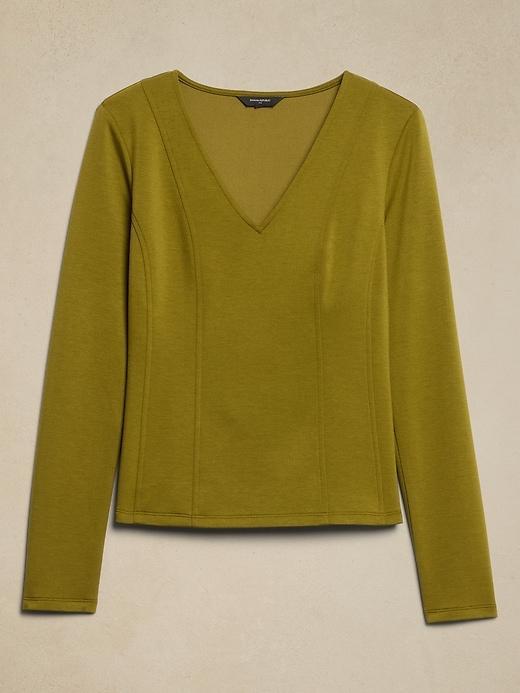 Soft Touch Scuba Fitted Top Product Image