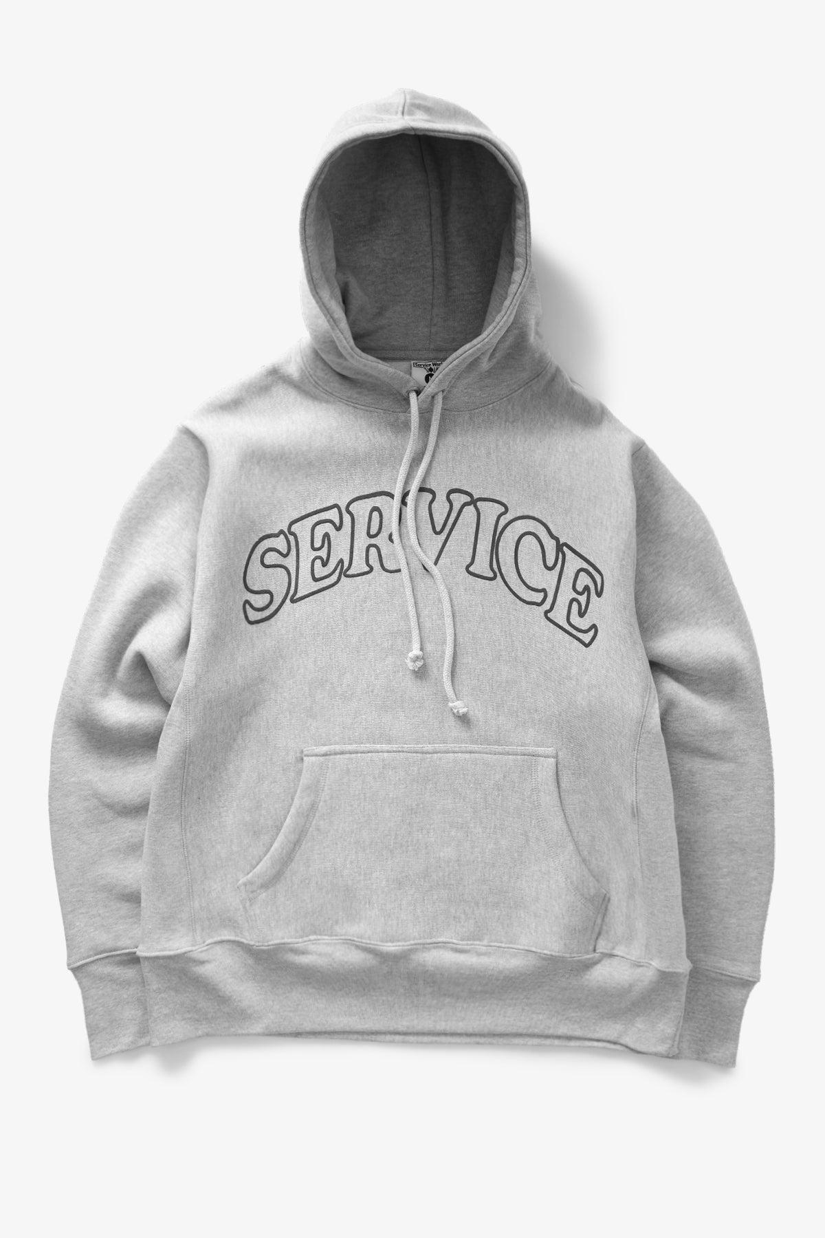 Service Works - Arch Logo Hoodie - Marl Grey Product Image