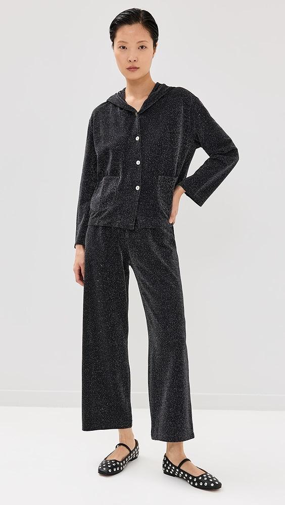 Sleeper Kylie Metallic Hooded Set | Shopbop Product Image