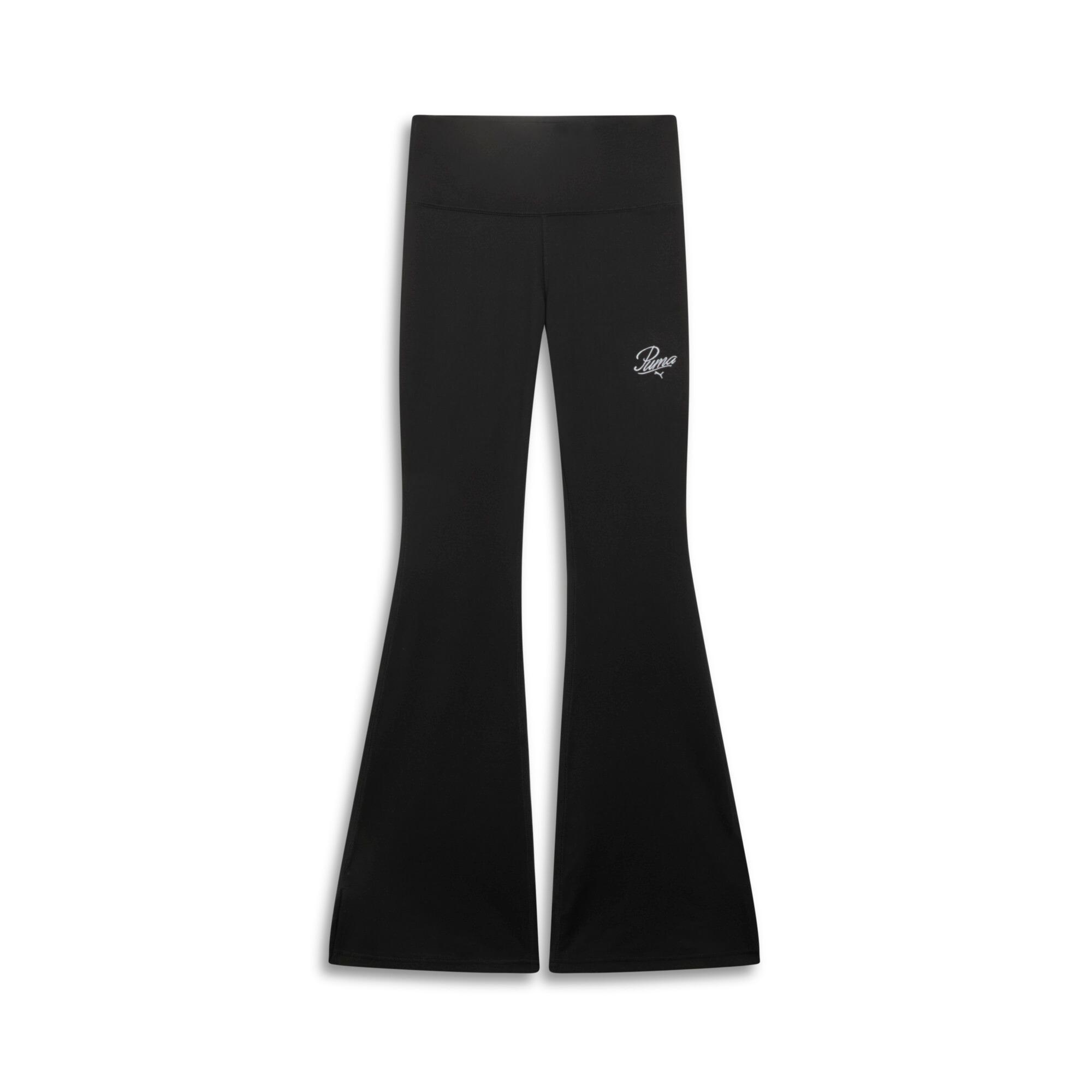 PUMA ESS Script Women's Flarred Leggings Product Image