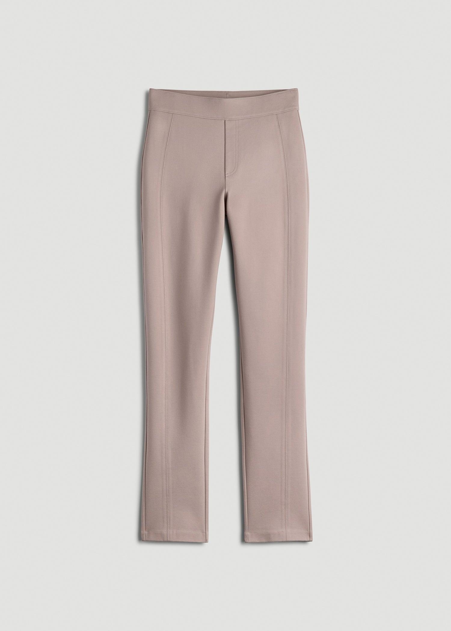 Pull-on Slim Dress Pants for Tall Women in Truly Taupe Product Image