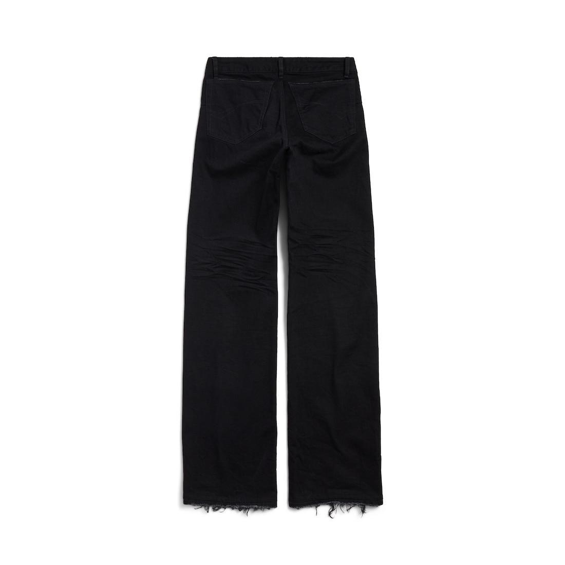 Women's Fitted Low-waist Pants in Black Product Image