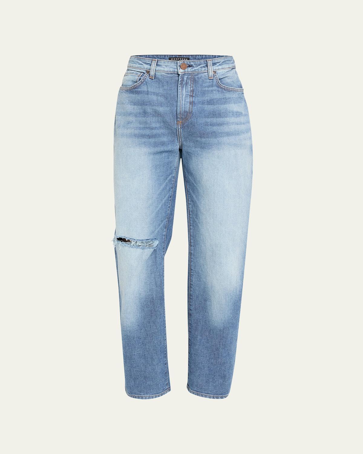 Mens Jayden Stretch Distressed Jeans Product Image
