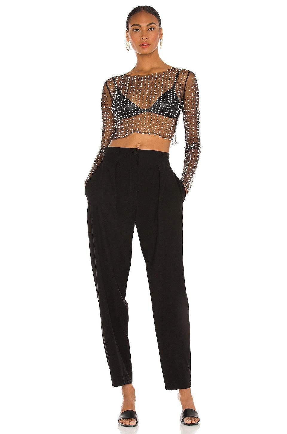 Look and Glisten Pearl Mesh Top Beach Bunny Product Image
