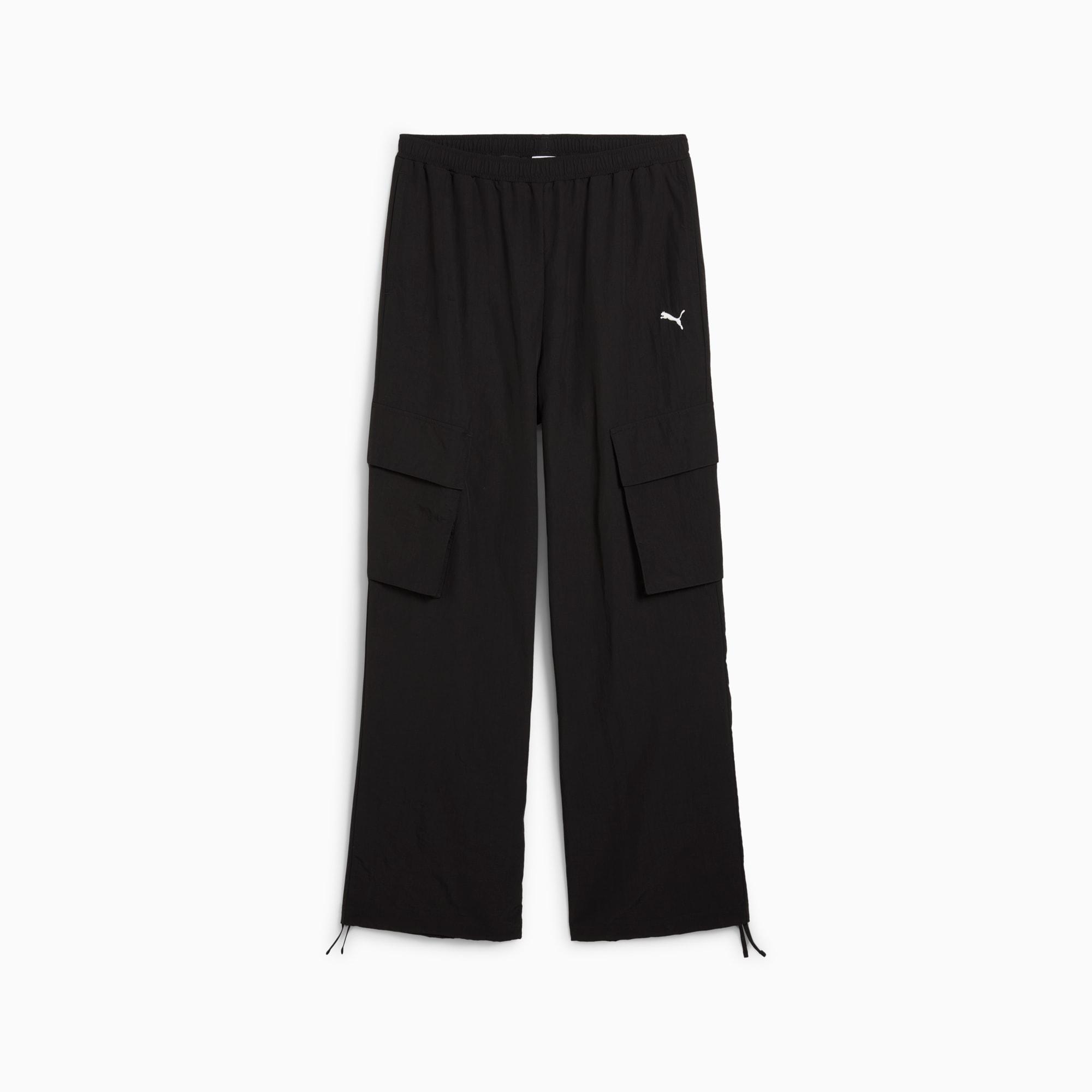 Wardrobe Essentials Women's Relaxed Woven Cargo Pants Product Image