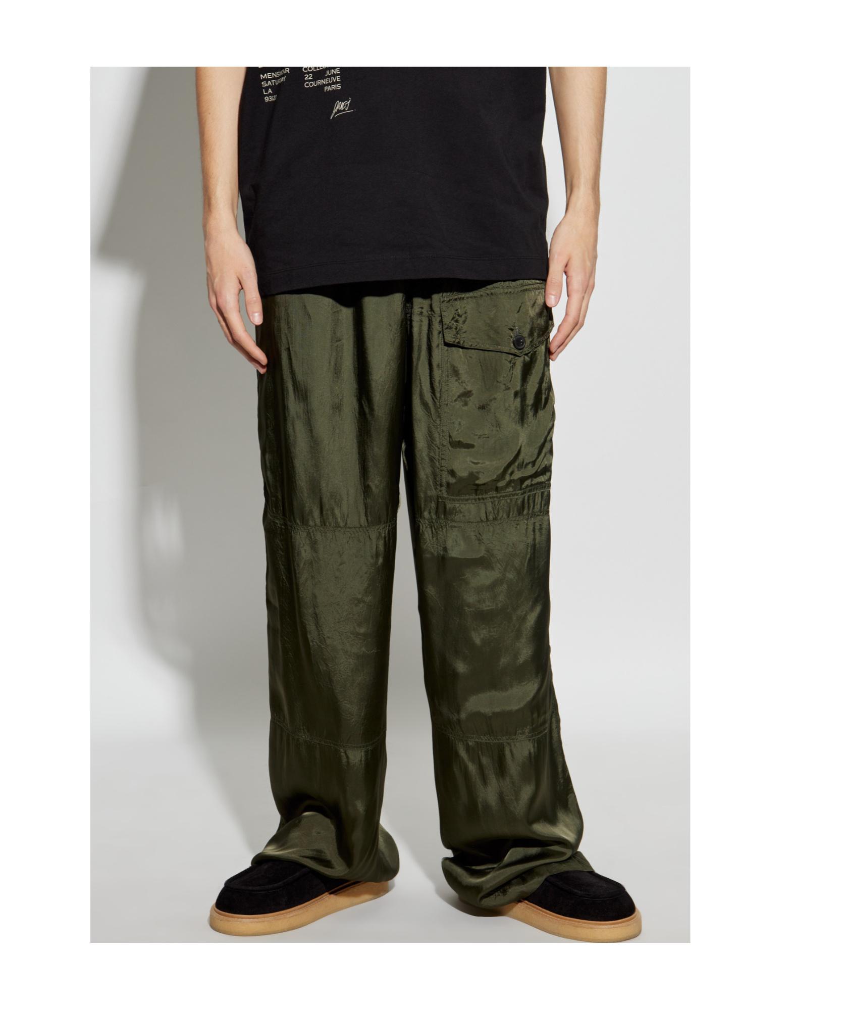 DRIES VAN NOTEN Elastic Waist Casual Pants In 606 Khaki Product Image