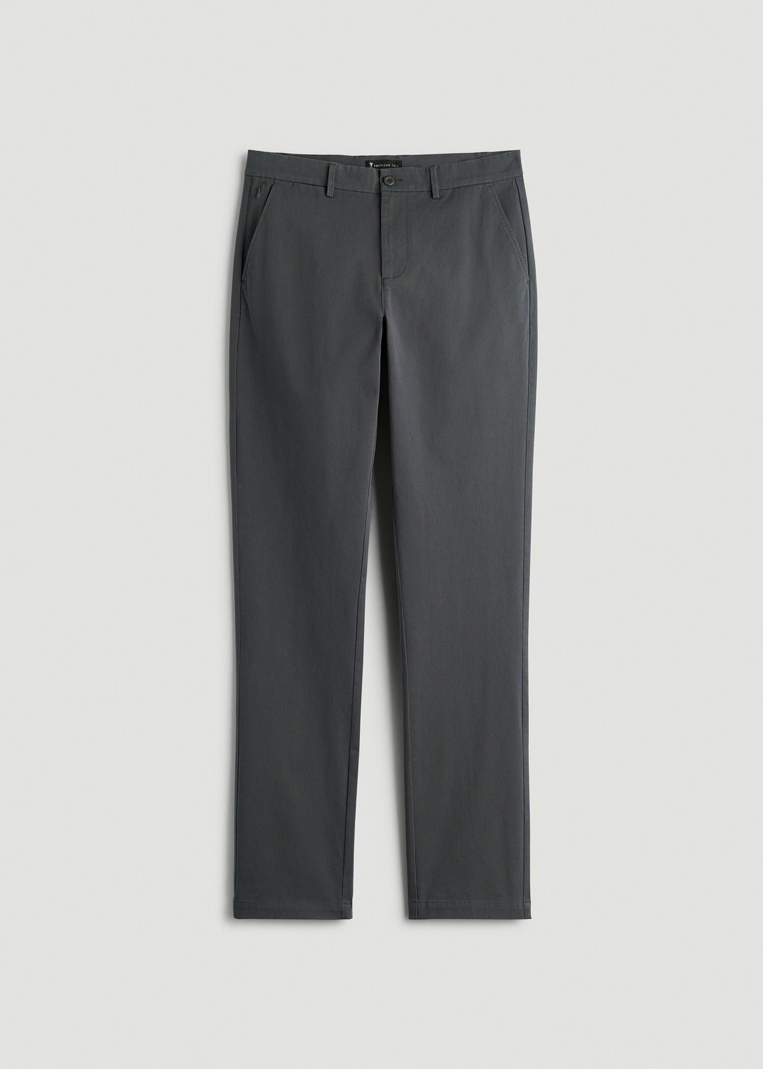 4 Way Stretch Commuter Tapered Chino Pants in Dark Ash Product Image