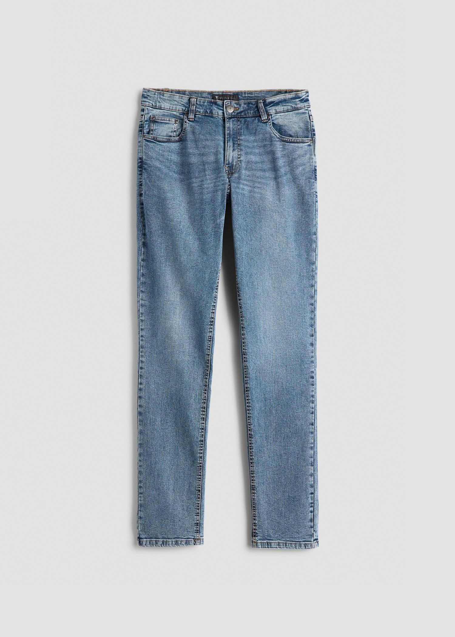 Carman TAPERED Jeans for Tall Men in Vintage Faded Blue Product Image