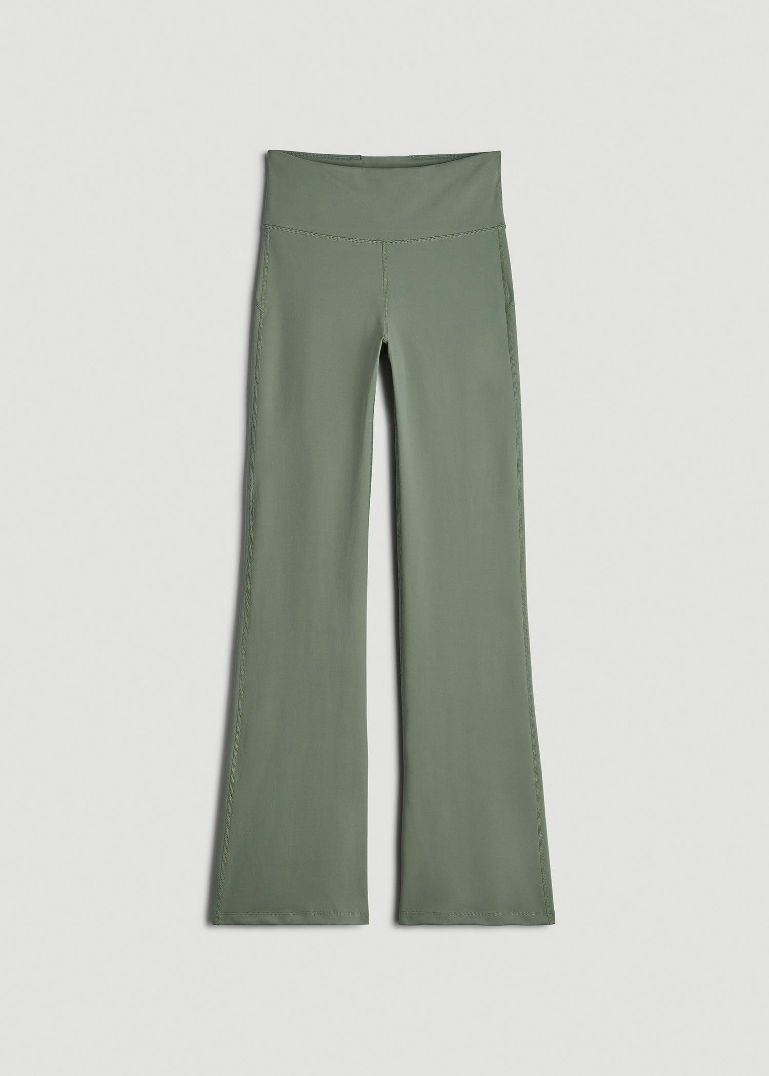 Balance Tall Women's Flare Yoga Pants in Dark Seagrass Product Image