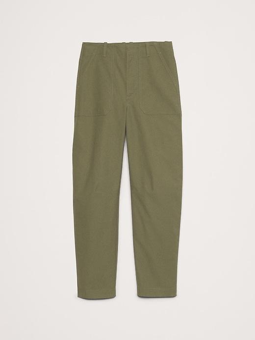 High-Rise Barrel Utility Chino Product Image