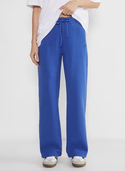 cozy fleece boyfriend basic wide sweatpant Product Image