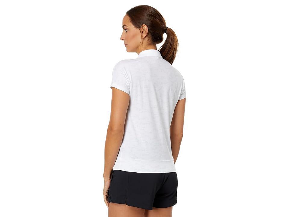 adidas Golf Go-To Printed Polo Shirt Melange) Women's Clothing Product Image