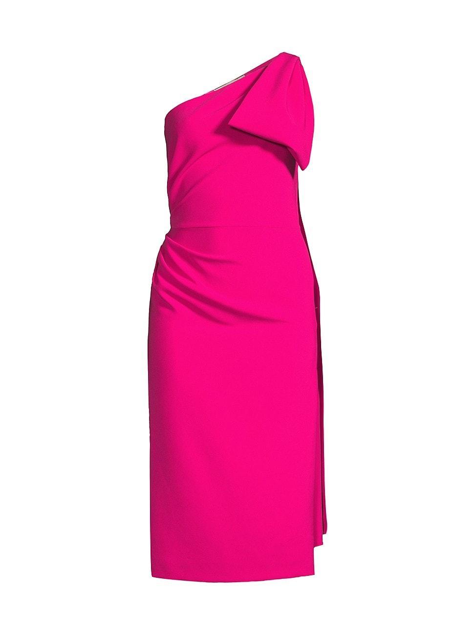 Womens Miranda One-Shoulder Sash Midi-Dress Product Image