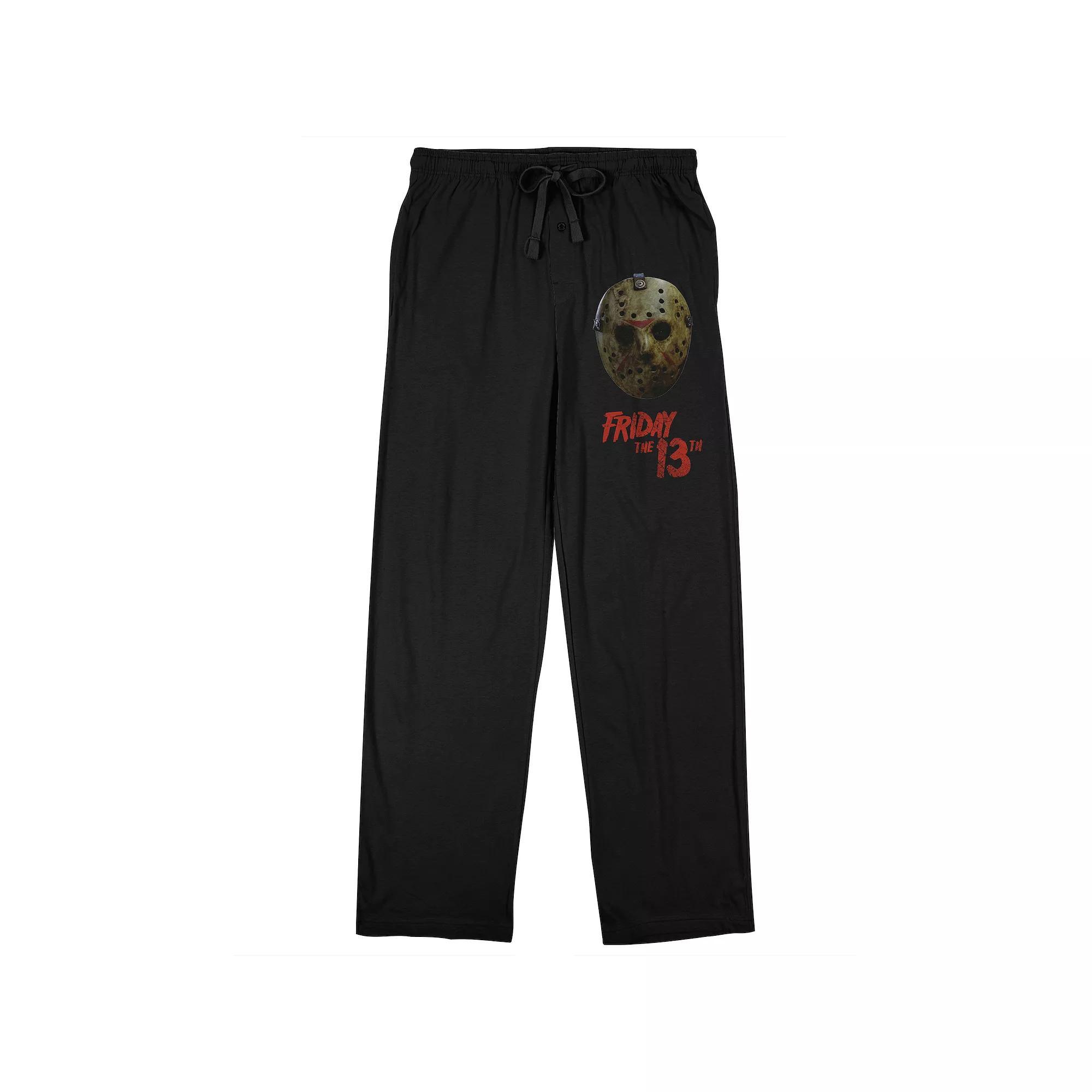 Men's Friday The 13th Jason's Mask Sleep Pants, Size: XXL, Multi Product Image