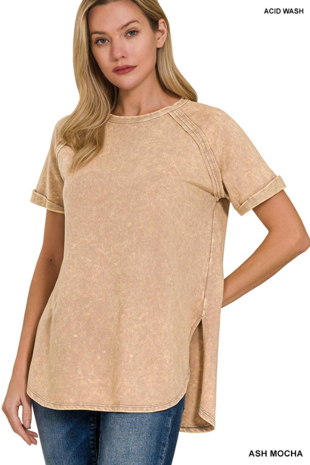 Vintage Wash French Terry Top Product Image
