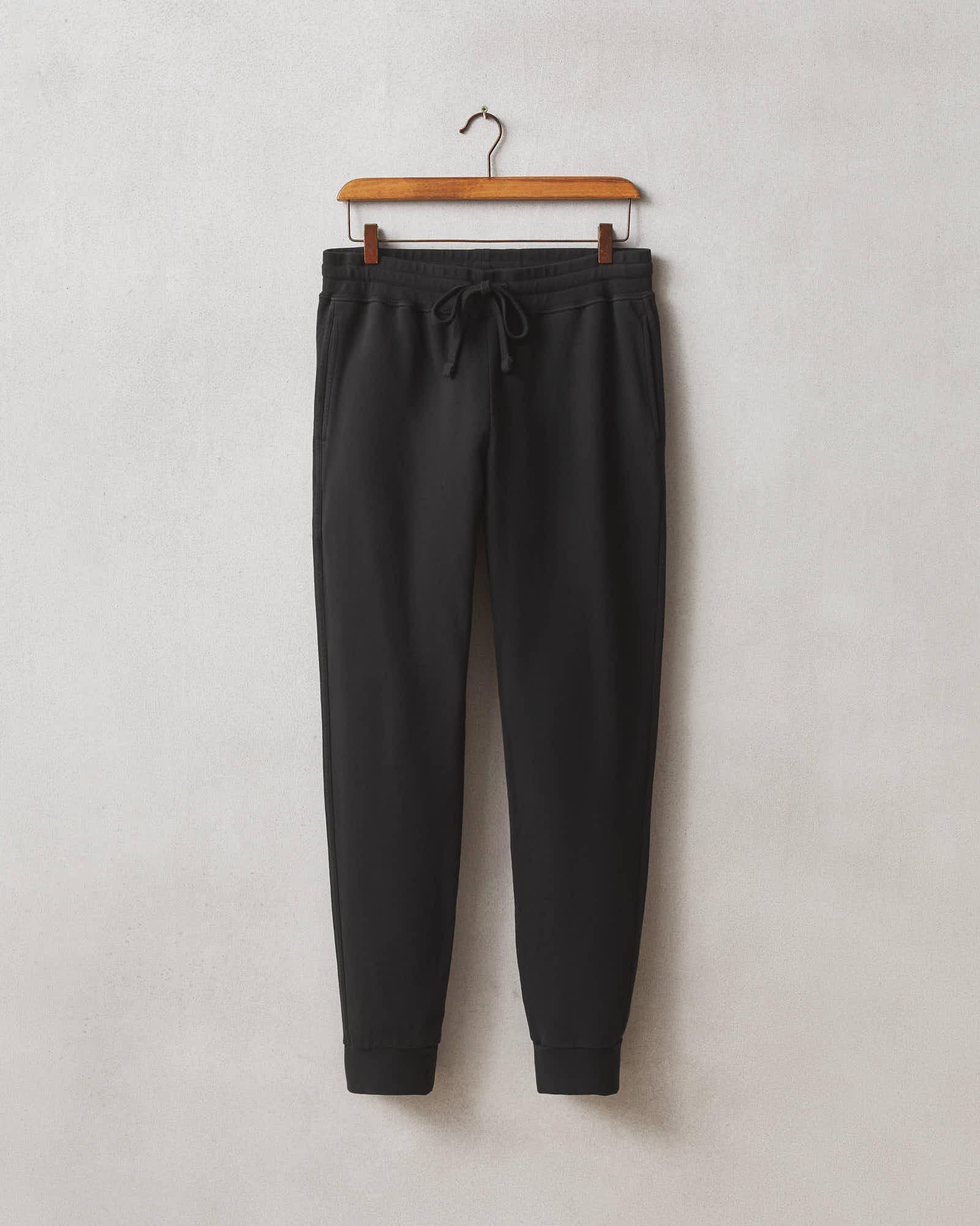 Men's French Terry Jogger - Black Product Image