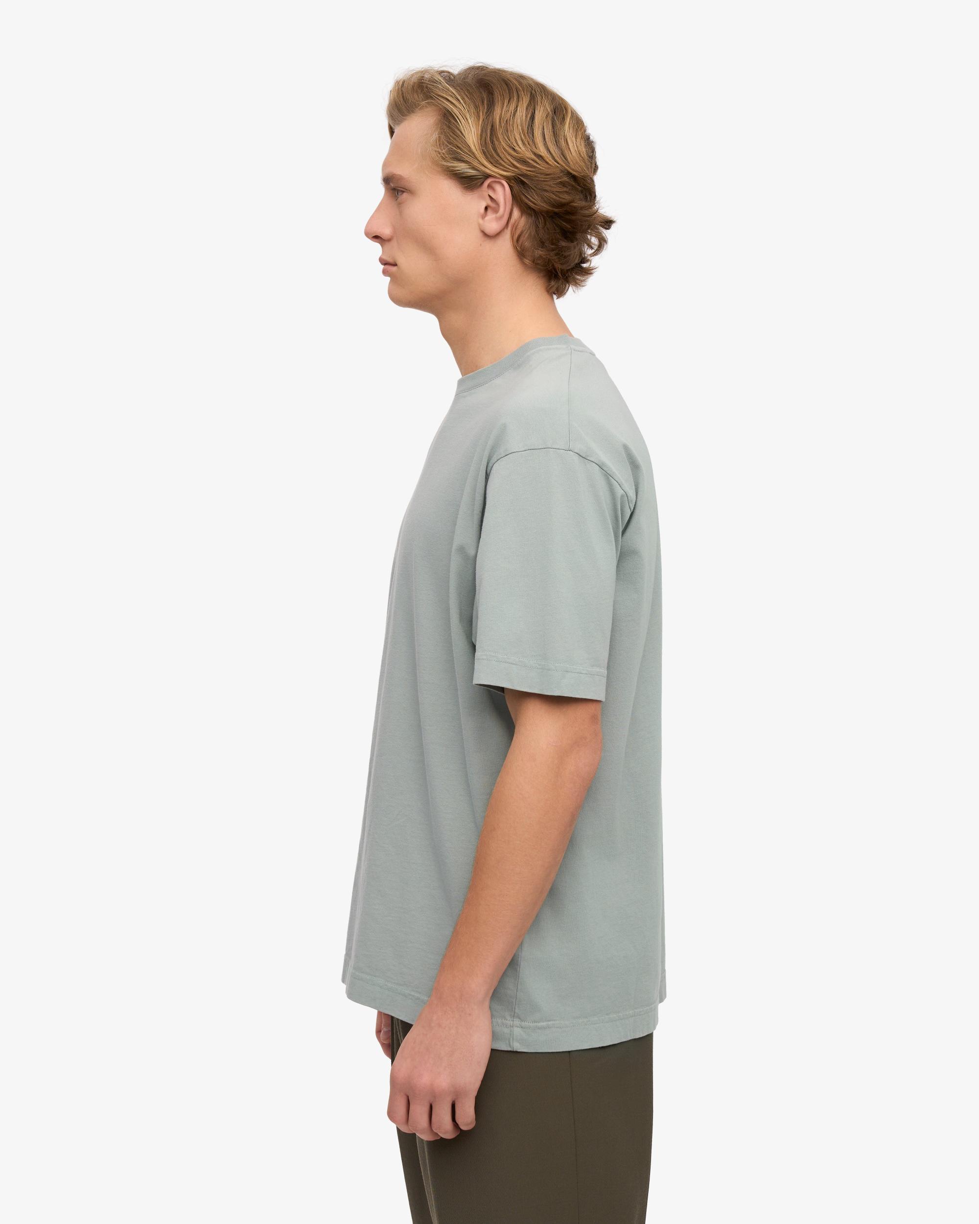 Oversized Organic T-Shirt - Steel Blue Product Image