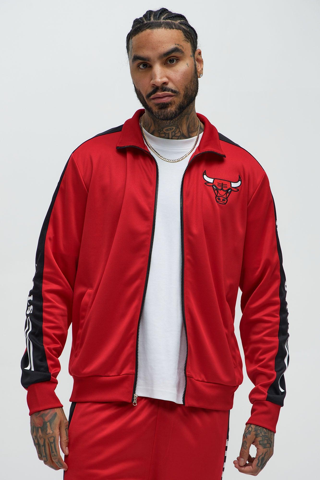 Bulls Stand By Track Jacket - Red Product Image