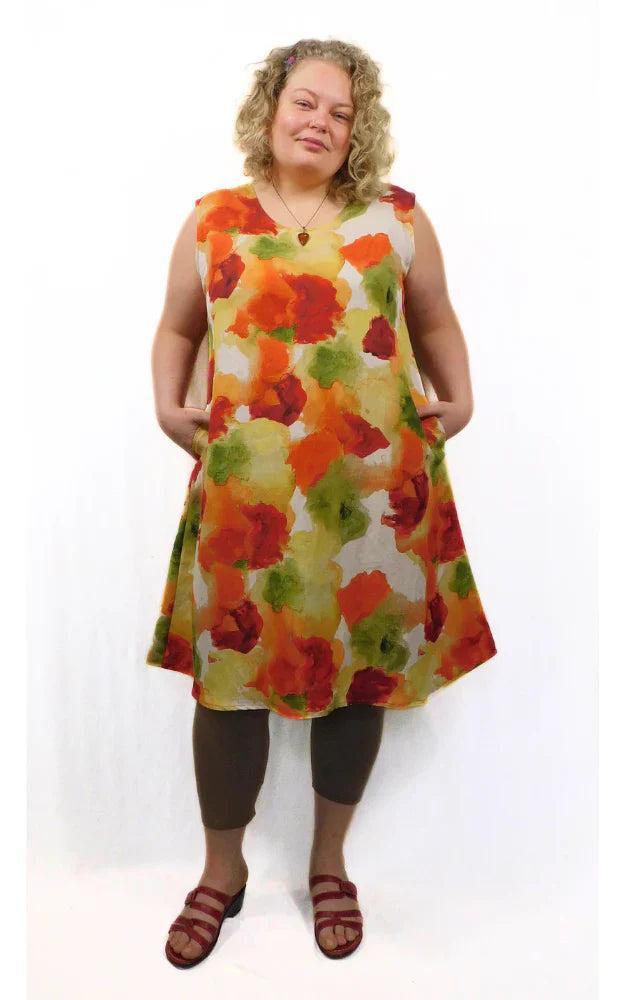 Brenda Laine Linen/Viscose print dress Product Image