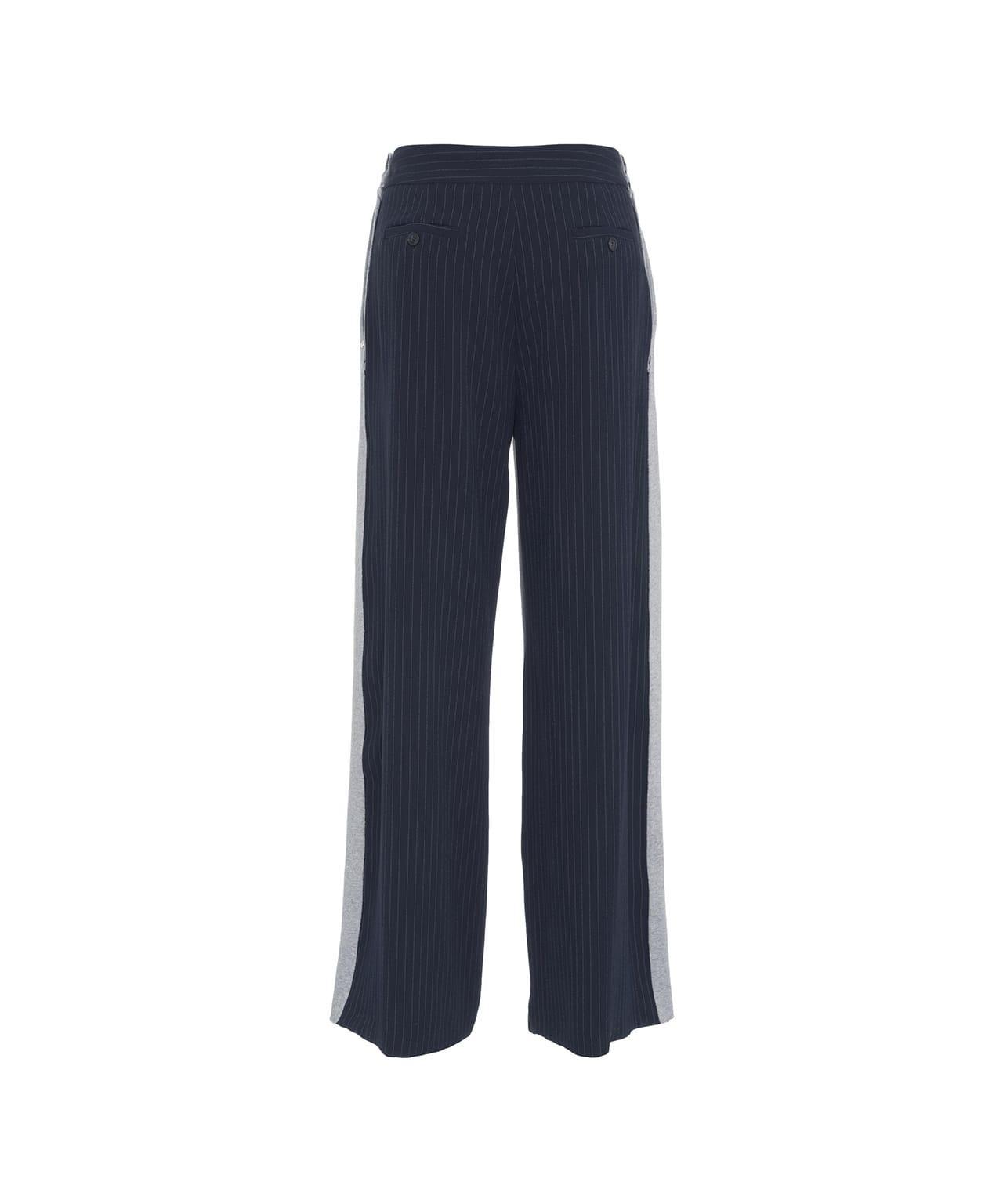 Jogging pants with contrasting material Product Image