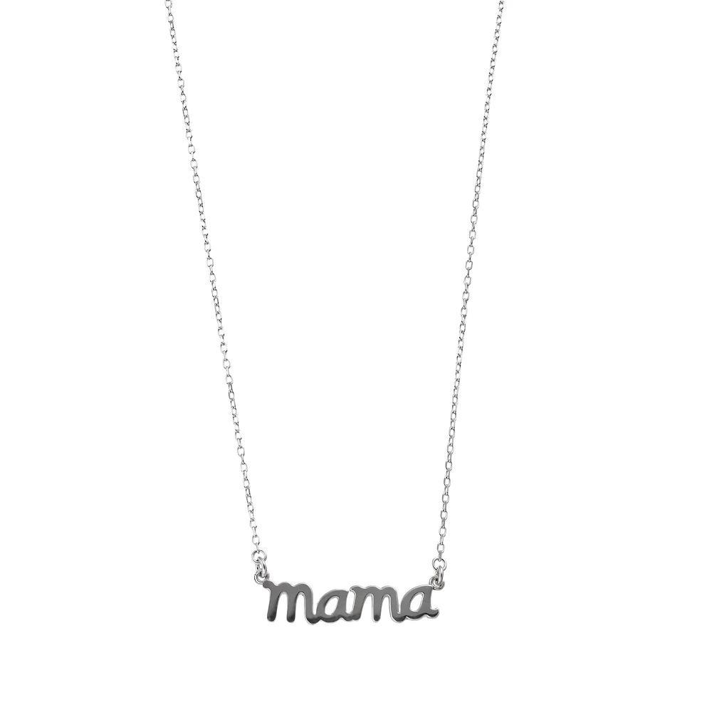 Kristen Kesho 18k Gold Over Silver Mama Necklace, Womens Sterling Product Image