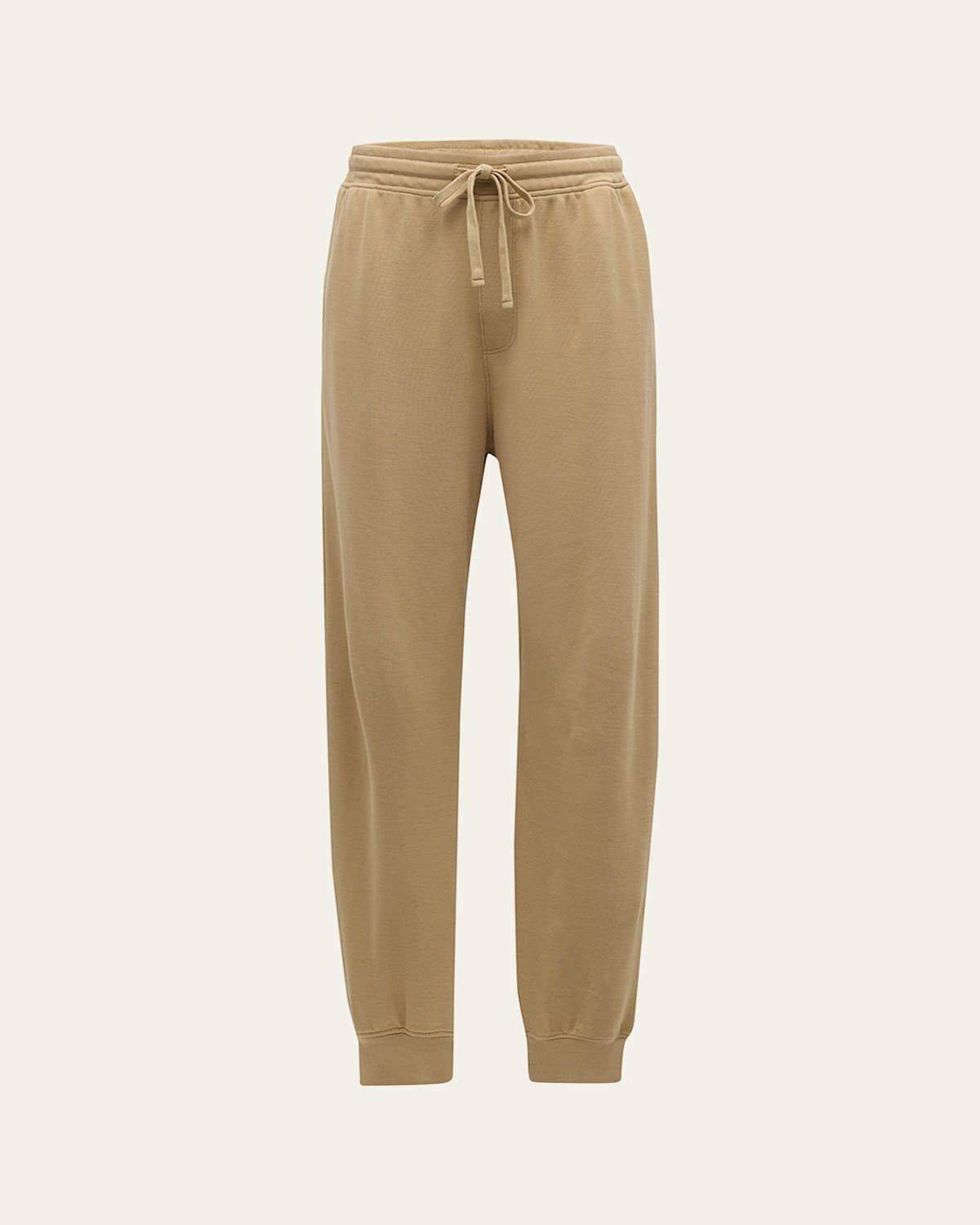 Mens Pique Relaxed-Fit Sweatpants Product Image