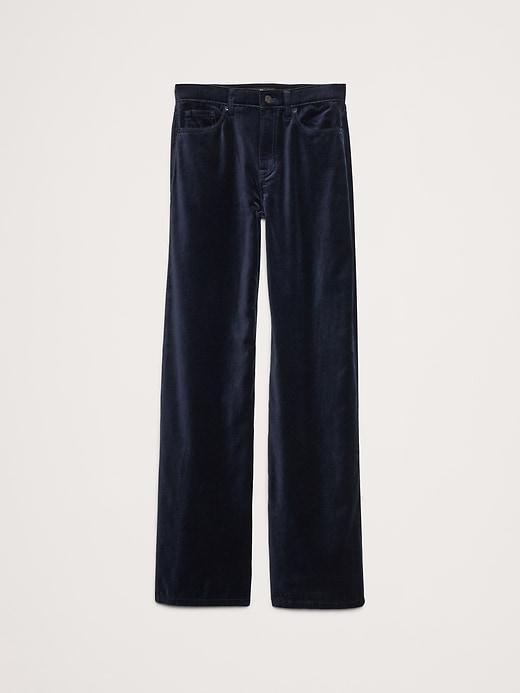 The Icon Classic Wide-Leg Velvet Pant Product Image