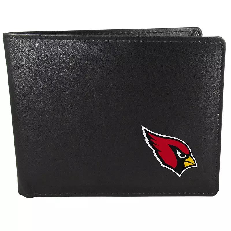 Men's Arizona Cardinals Logo Bi-Fold Wallet, Black Product Image