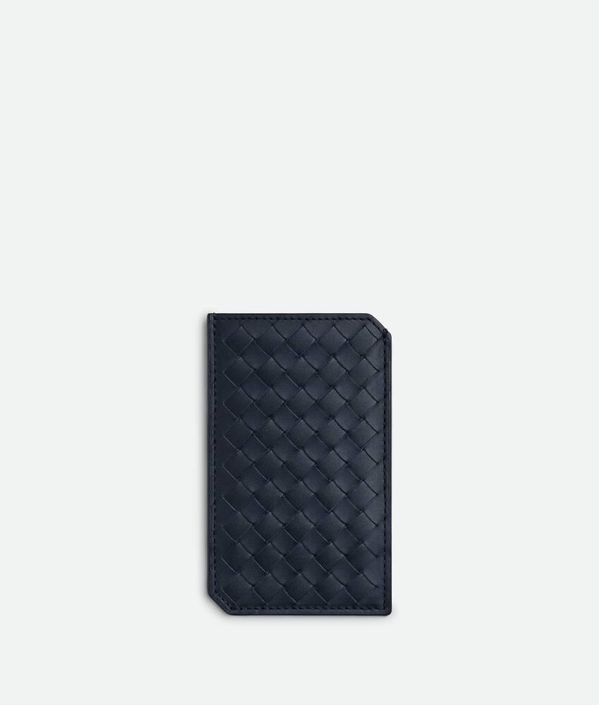Men's Intrecciato Piccolo Vertical Card Case in Space Product Image
