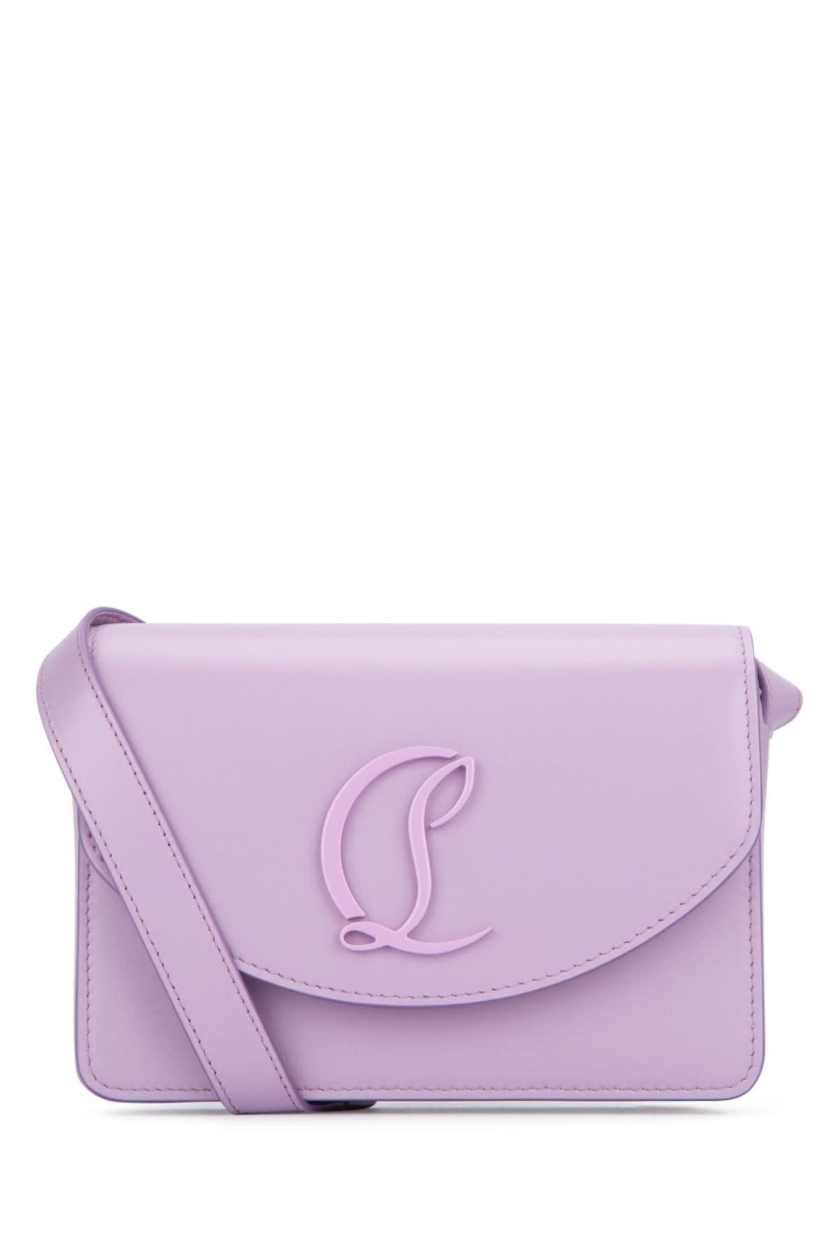 CHRISTIAN LOUBOUTIN Loubi54 Nappa Leather Cross-body Bag In Purple Product Image