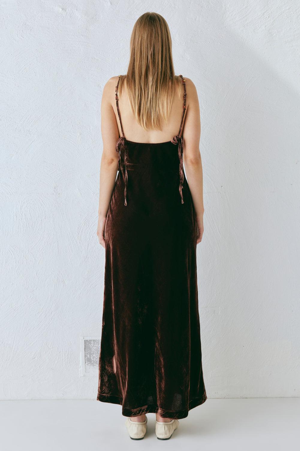 Jade Midi Dress Coffee Product Image