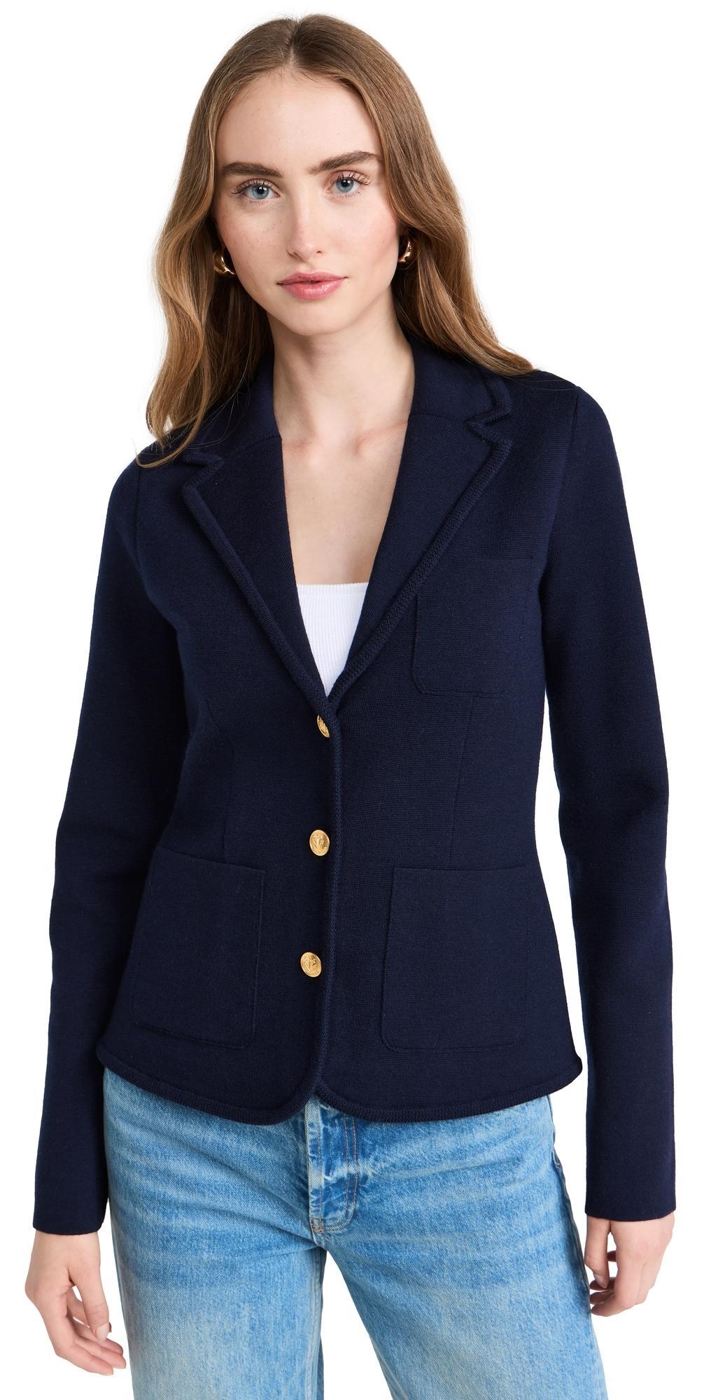 Womens Alex Merino Wool-Blend Blazer Product Image