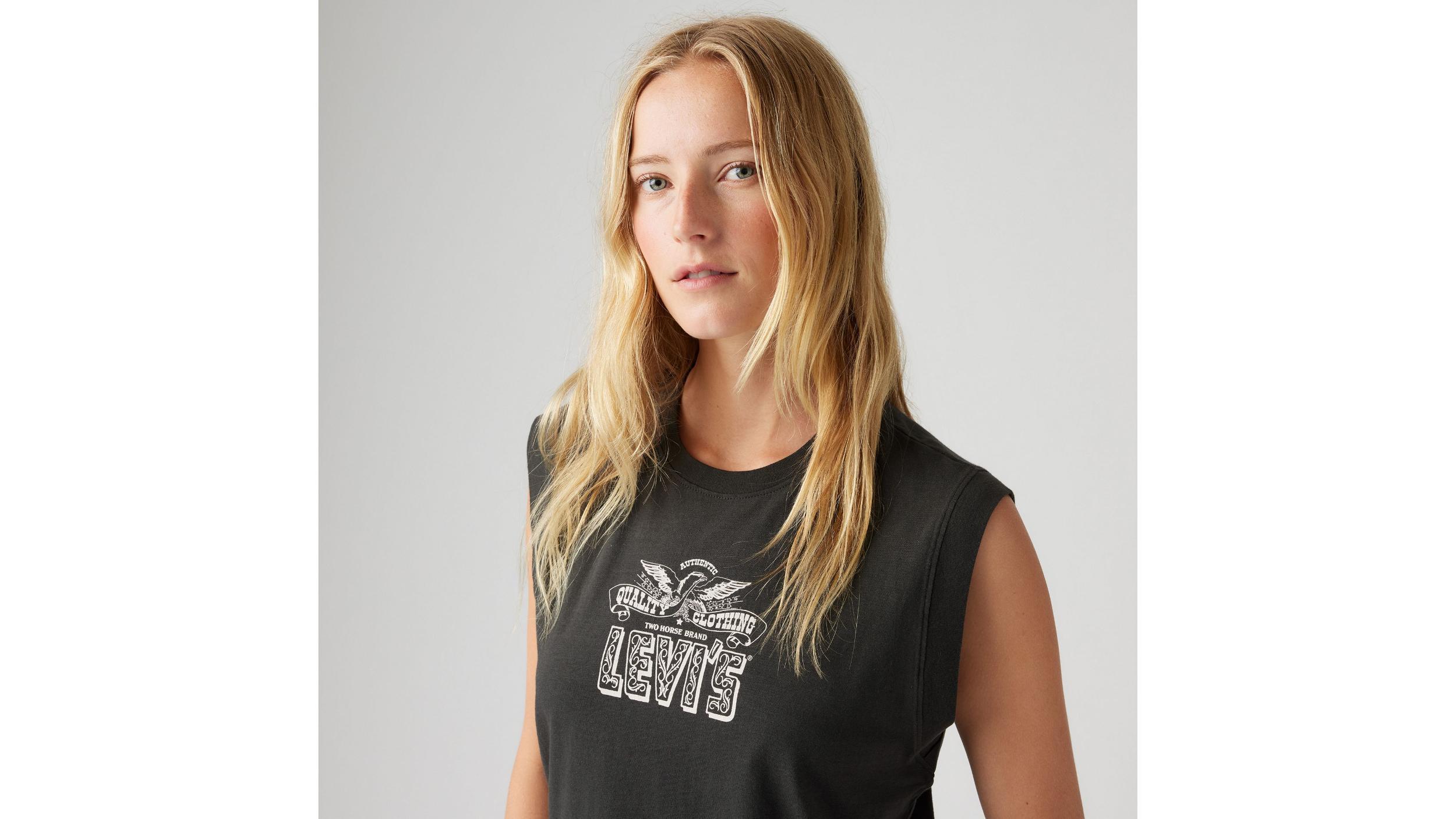 Graphic Boxy Tank Top Product Image