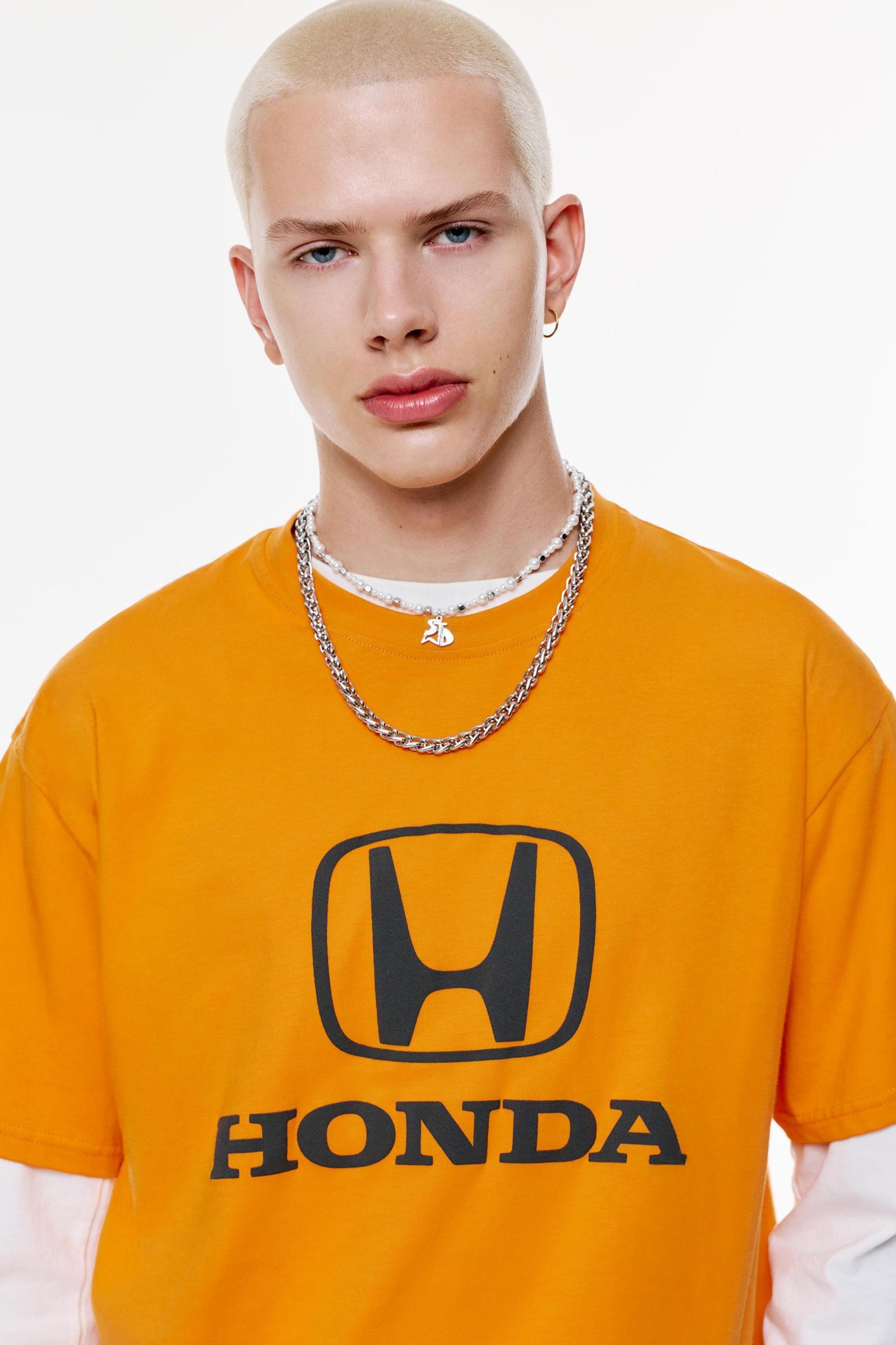Orange Honda T-shirt Product Image